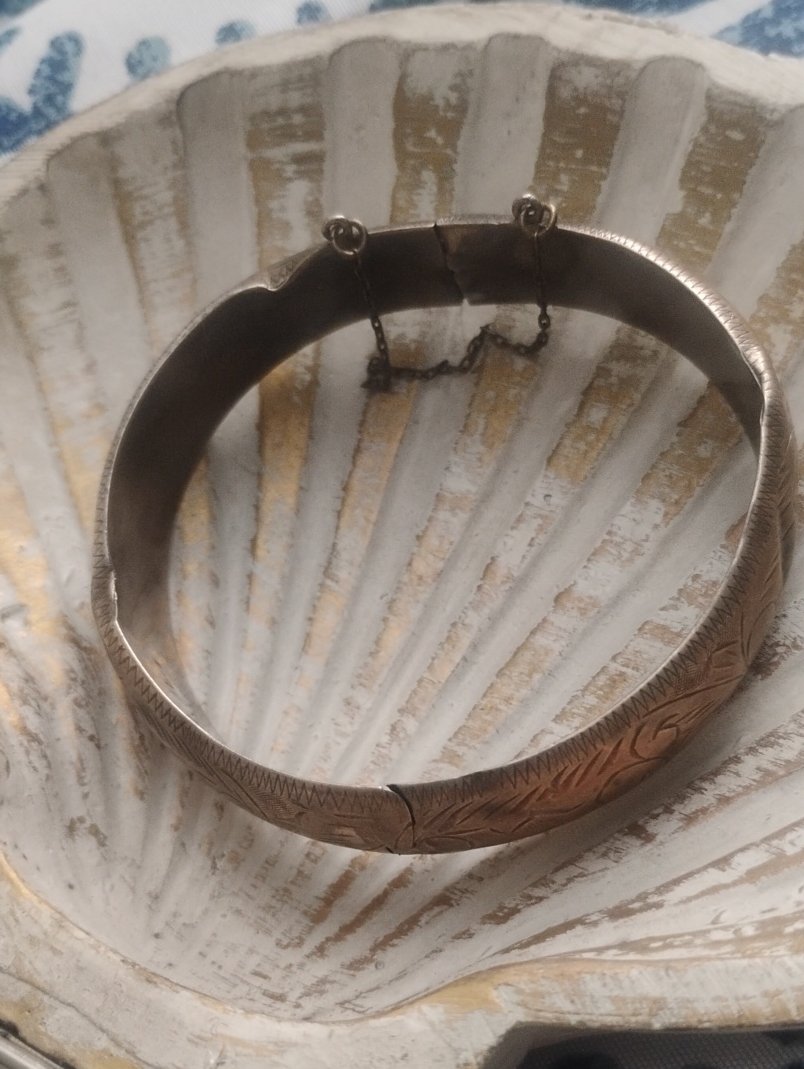 Vintage Silver Vintage Cuff Bracelet